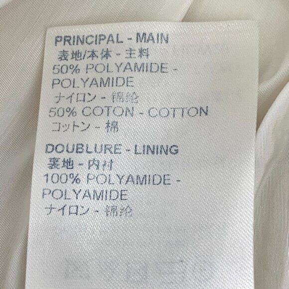 Louis Vuitton Womens White Hooded Jacket W/ Monogram Print Details - Picture 7 of 8